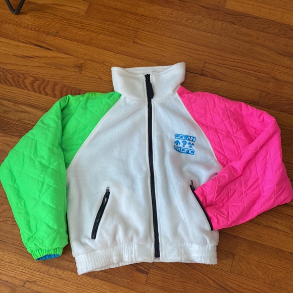 Vintage Ocean Pacific OP Reversible Jacket - Picture 4 of 8